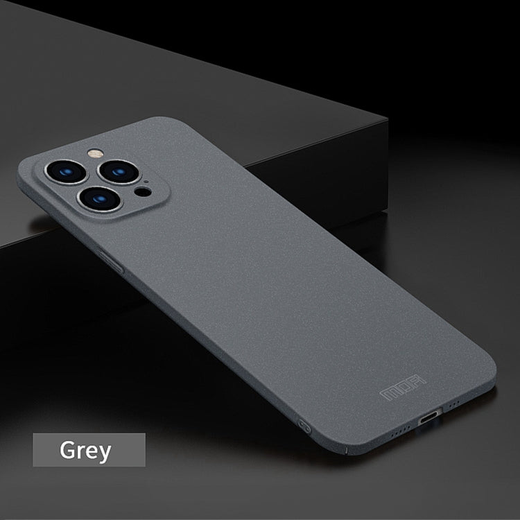 For iPhone 14 Pro MOFI Fandun Series Frosted PC Ultra-thin Phone Case(Gray) - iPhone 14 Pro Cases by MOFI | Online Shopping South Africa | PMC TechLife | Buy Now Pay Later Mobicred