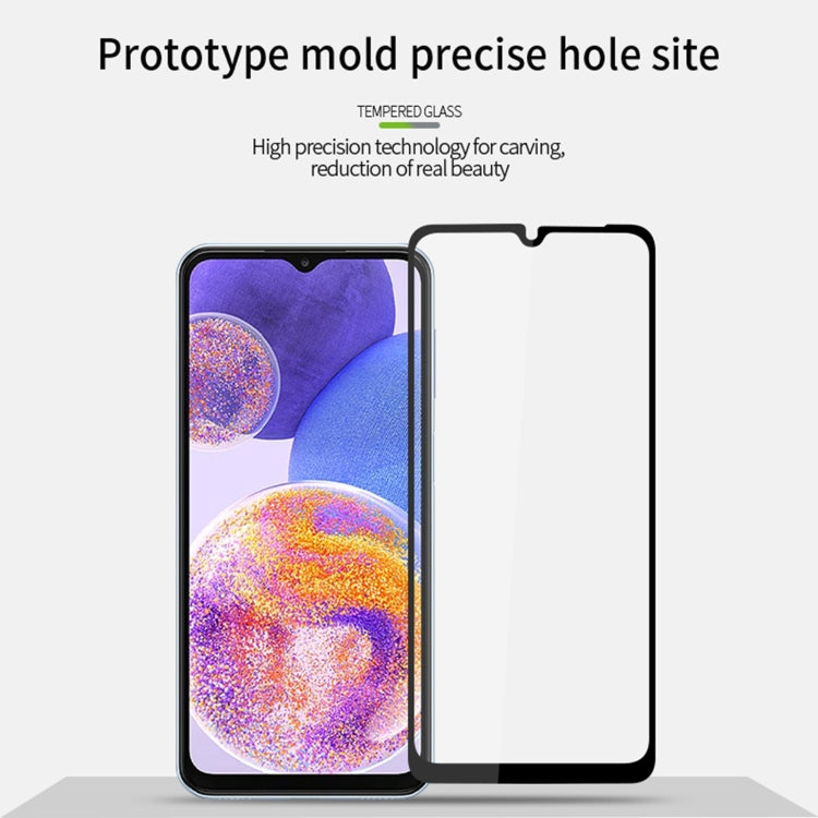 For Samsung Galaxy F13 MOFI 9H 2.5D Full Screen Tempered Glass Film(Black) - Galaxy Tempered Glass by MOFI | Online Shopping South Africa | PMC TechLife | Buy Now Pay Later Mobicred
