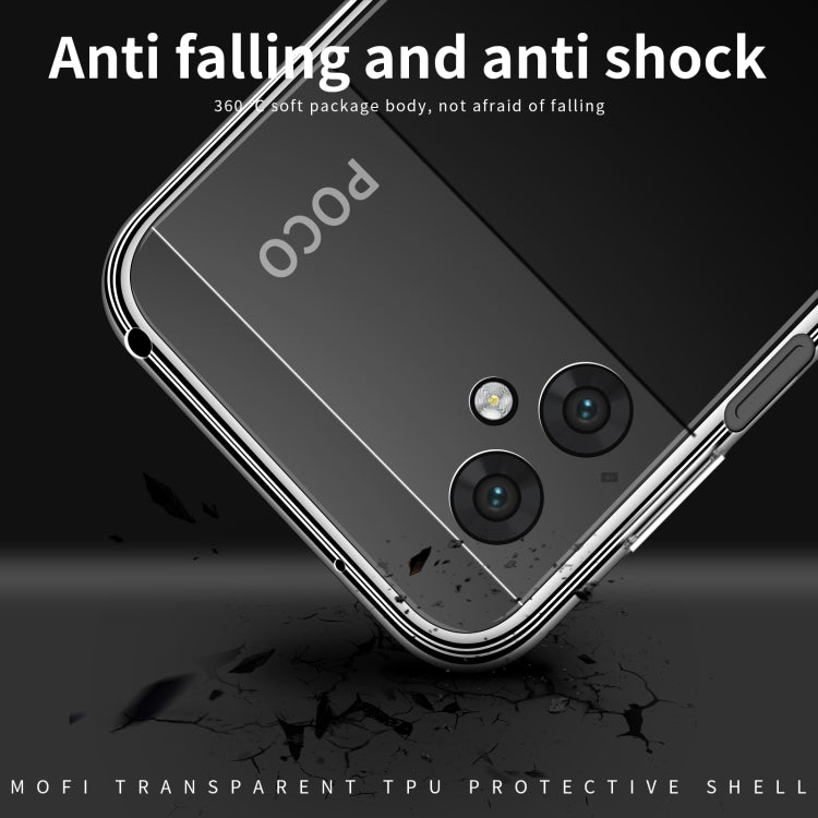 For Samsung Galaxy M13 MOFI Ming Series Ultra-thin TPU Phone Case(transparent) - Galaxy Phone Cases by MOFI | Online Shopping South Africa | PMC TechLife