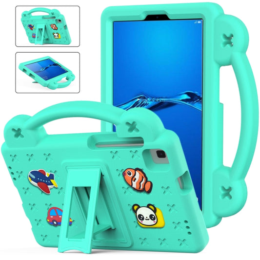 For Huawei MediaPad M3 Lite 8.0 Handle Kickstand Children EVA Shockproof Tablet Case(Mint Green) - Huawei by PMC Jewellery | Online Shopping South Africa | PMC Jewellery | Buy Now Pay Later Mobicred