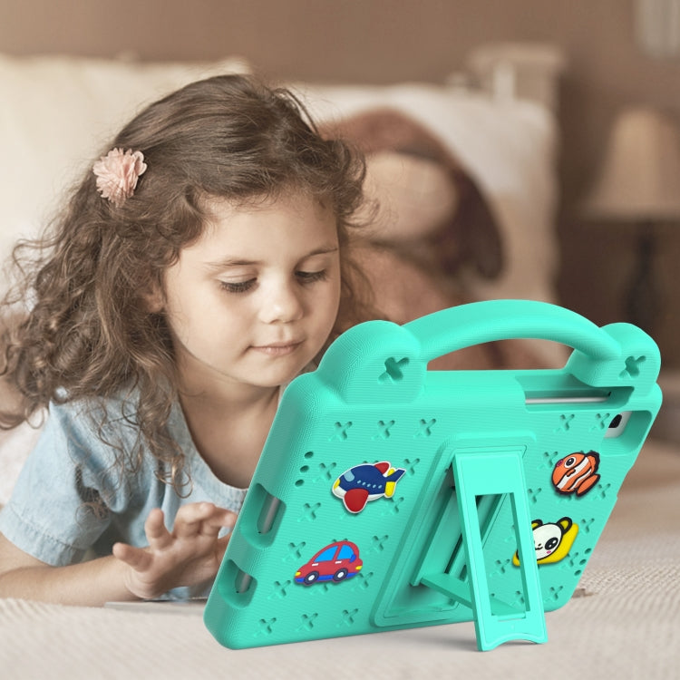 For Huawei MediaPad M5 8.4 Handle Kickstand Children EVA Shockproof Tablet Case(Mint Green) - Huawei by PMC TechLife | Online Shopping South Africa | PMC TechLife | Buy Now Pay Later Mobicred