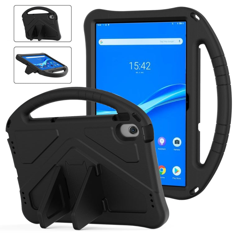 For Lenovo Tab M10 Plus 10.6 3rd Gen TB125FU 2022 EVA Shockproof Tablet Case with Holder(Black) - Lenovo by PMC Jewellery | Online Shopping South Africa | PMC Jewellery | Buy Now Pay Later Mobicred