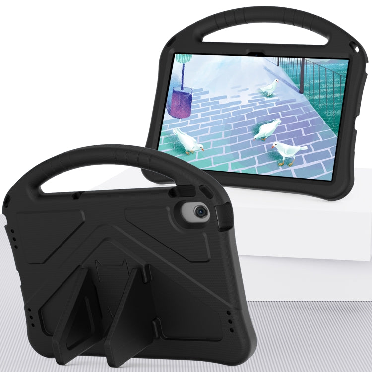 For Lenovo Tab M10 Plus 10.6 3rd Gen TB125FU 2022 EVA Shockproof Tablet Case with Holder(Black) - Lenovo by PMC TechLife | Online Shopping South Africa | PMC TechLife | Buy Now Pay Later Mobicred