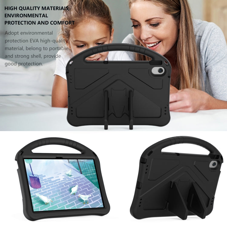 For Lenovo Tab M10 Plus 10.6 3rd Gen TB125FU 2022 EVA Shockproof Tablet Case with Holder(Black) - Lenovo by PMC TechLife | Online Shopping South Africa | PMC TechLife | Buy Now Pay Later Mobicred
