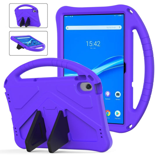 For Lenovo Tab M10 Plus 10.6 3rd Gen TB125FU 2022 EVA Shockproof Tablet Case with Holder(Purple) - Lenovo by PMC Jewellery | Online Shopping South Africa | PMC Jewellery | Buy Now Pay Later Mobicred