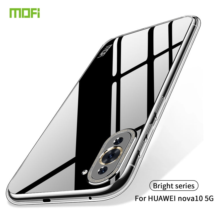 For Huawei Nova 10 5G MOFI Ming Series Ultra-thin TPU Phone Case(Transparent) - Huawei Cases by MOFI | Online Shopping South Africa | PMC TechLife