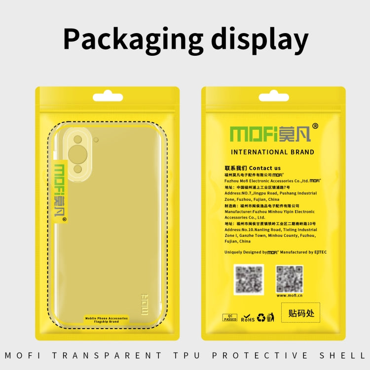 For Huawei Nova 10 5G MOFI Ming Series Ultra-thin TPU Phone Case(Transparent) - Huawei Cases by MOFI | Online Shopping South Africa | PMC TechLife