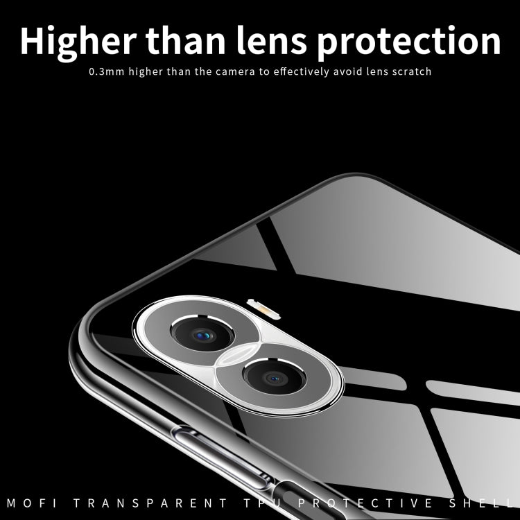 For Honor X40i MOFI Ming Series Ultra-thin TPU Phone Case(Transparent) - Honor Cases by MOFI | Online Shopping South Africa | PMC TechLife | Buy Now Pay Later Mobicred