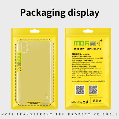 For OPPO A97 5G MOFI Ming Series Ultra-thin TPU Phone Case(Transparent) - OPPO Cases by MOFI | Online Shopping South Africa | PMC Jewellery