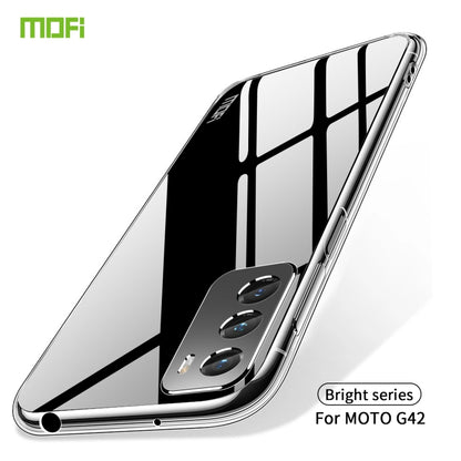 For Motorola Moto G42 MOFI Ming Series Ultra-thin TPU Phone Case(Transparent) - Motorola Cases by MOFI | Online Shopping South Africa | PMC Jewellery