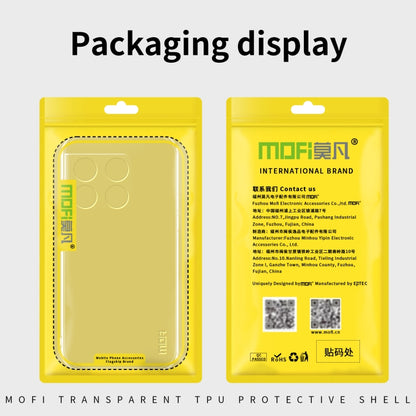 For Motorola Moto G62 5G MOFI Ming Series Ultra-thin TPU Phone Case(Transparent) - Motorola Cases by MOFI | Online Shopping South Africa | PMC Jewellery