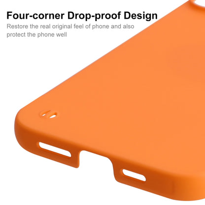 For iPhone 14 ENKAY Matte Frameless PC Phone Case(Orange) - iPhone 14 Cases by ENKAY | Online Shopping South Africa | PMC Jewellery | Buy Now Pay Later Mobicred