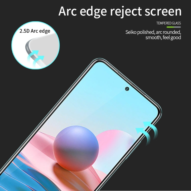 For Xiaomi Poco M5S MOFI 9H 2.5D Full Screen Tempered Glass Film(Black) -  by MOFI | Online Shopping South Africa | PMC TechLife