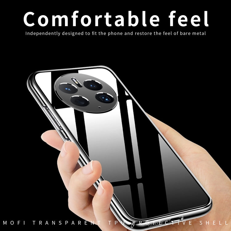 For Huawei Mate 50 Pro MOFI Ming Series Ultra-thin TPU Phone Case(Transparent) - Huawei Cases by MOFI | Online Shopping South Africa | PMC TechLife | Buy Now Pay Later Mobicred