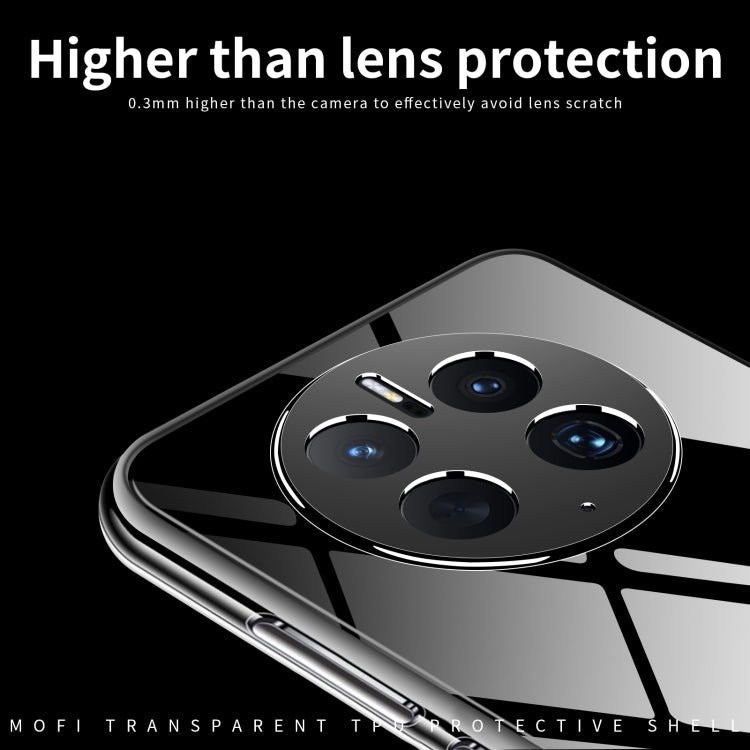 For Huawei Mate 50 Pro MOFI Ming Series Ultra-thin TPU Phone Case(Transparent) - Huawei Cases by MOFI | Online Shopping South Africa | PMC TechLife | Buy Now Pay Later Mobicred