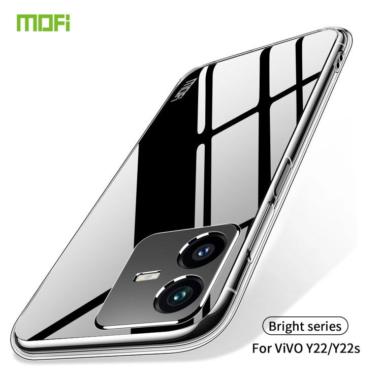 For vivo Y22 / Y22s MOFI Ming Series Ultra-thin TPU Phone Case(Transparent) - vivo Cases by MOFI | Online Shopping South Africa | PMC Jewellery