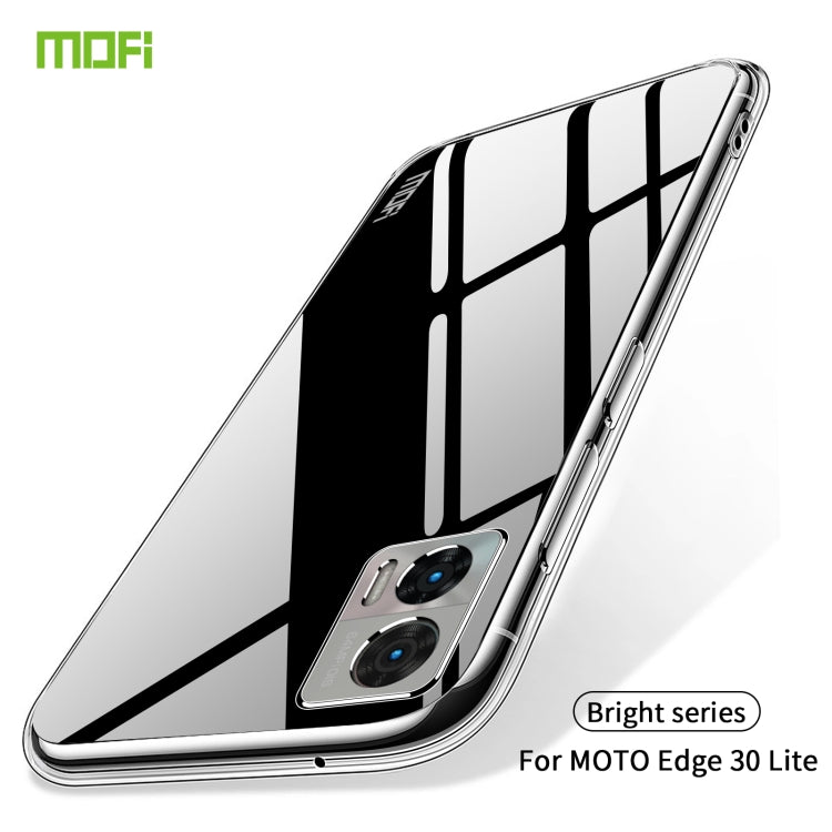 For Motorola Moto Edge 30 Lite / Edge 30 Neo 5G MOFI Ming Series Ultra-thin TPU Phone Case(Transparent) - Motorola Cases by MOFI | Online Shopping South Africa | PMC Jewellery