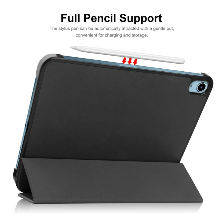 For iPad 2025 / 2022 ENKAY Tri-fold Custer Texture Leather Stand Smart Case(Grey) - free shipping - PMc TechLife - Order now!
