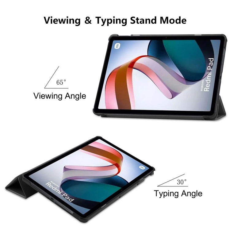 For Xiaomi Redmi Pad 10.61 inch ENKAY Tri-fold Custer Texture Leather Stand Smart Case(Purple) - free shipping - PMc TechLife - Order now!