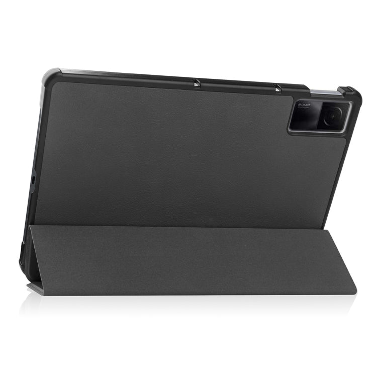 For Xiaomi Redmi Pad 10.61 inch ENKAY Tri-fold Custer Texture Leather Stand Smart Case(Dark Blue) - free shipping - PMc TechLife - Order now!