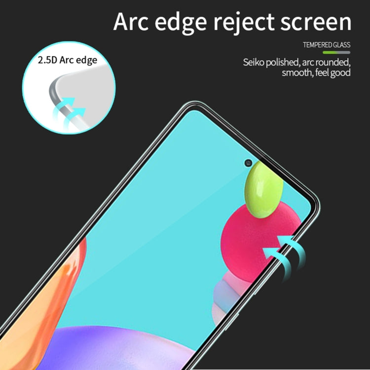 For Samsung Galaxy Xcover6 Pro MOFI 9H 2.5D Full Screen Tempered Glass Film(Black) - Galaxy Tempered Glass by MOFI | Online Shopping South Africa | PMC TechLife