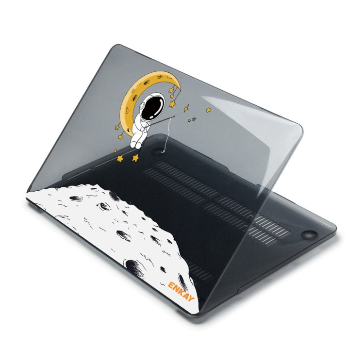 For MacBook Pro 14.2 A2442/A2779 2023 ENKAY Hat-Prince 3 in 1 Spaceman Pattern Laotop Protective Crystal Case with TPU Keyboard Film / Anti-dust Plugs, Version:EU(Spaceman No.3) - MacBook Pro Cases by ENKAY | Online Shopping South Africa | PMC Jewellery | Buy Now Pay Later Mobicred