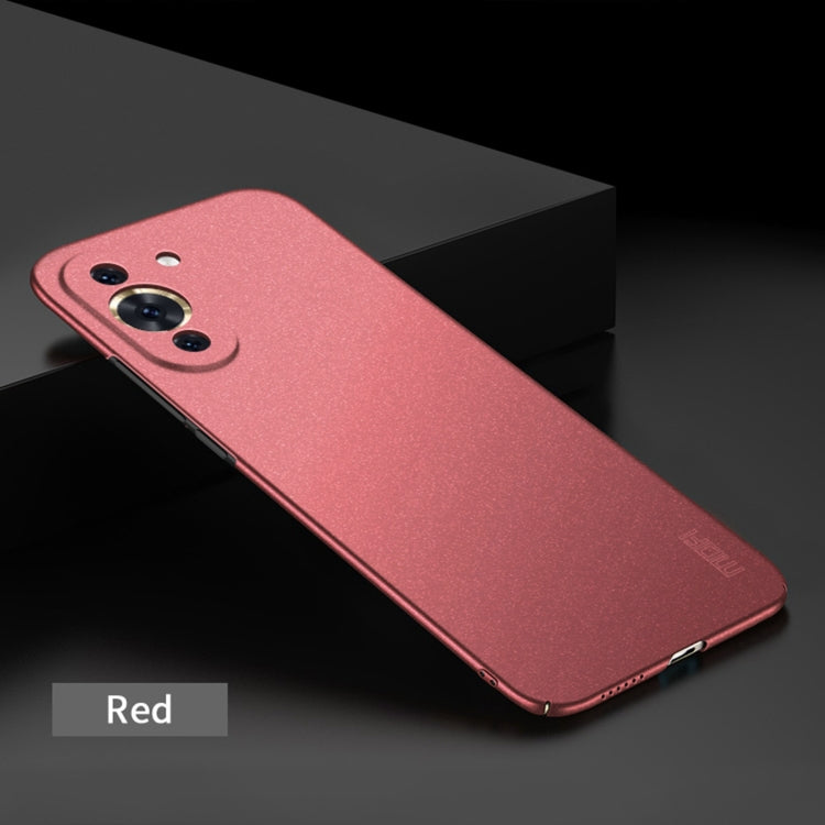 For Huawei Nova 10 Pro MOFI Fandun Series Frosted PC Ultra-thin Phone Case(Red) - Huawei Cases by MOFI | Online Shopping South Africa | PMC TechLife | Buy Now Pay Later Mobicred