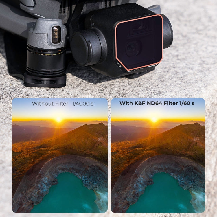 For DJI Mavic 3 K&F Concept SKU.1892 4 in 1 Lens Filter ND64 ND128 ND256 ND512 Filter Kits - Mavic Lens Filter by PMC Jewellery | Online Shopping South Africa | PMC Jewellery | Buy Now Pay Later Mobicred