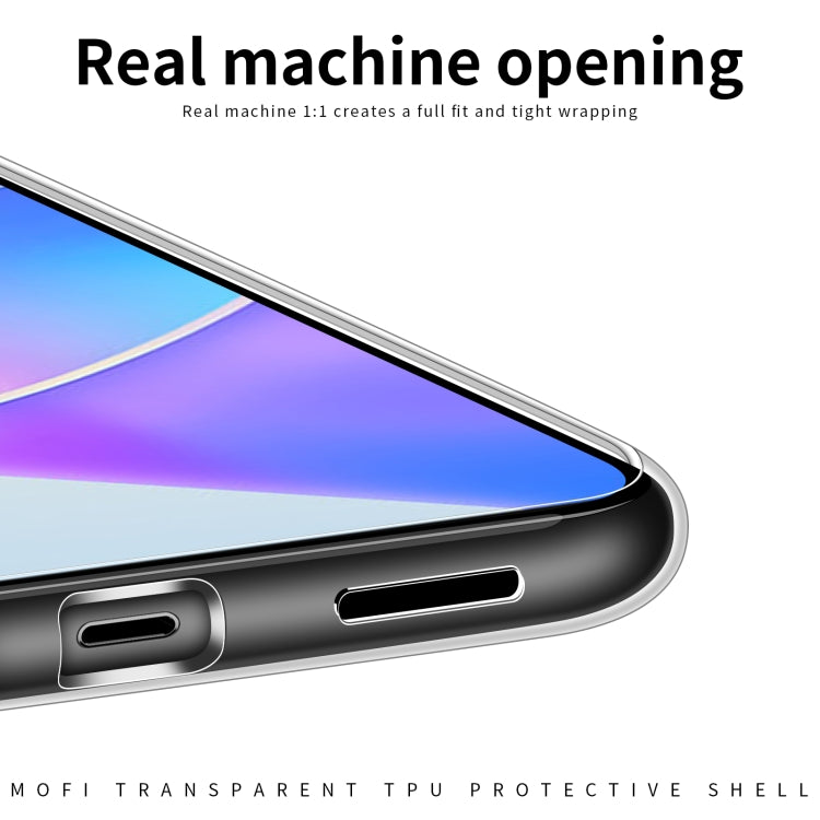 For Honor Play 40 Plus  5G MOFI Ming Series Ultra-thin TPU Phone Case(Transparent) - Honor Cases by MOFI | Online Shopping South Africa | PMC TechLife | Buy Now Pay Later Mobicred