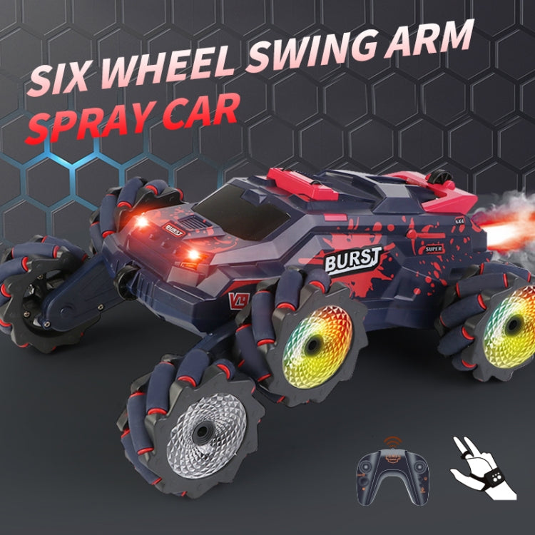 MoFun JC03P 2.4G Remote Control Six-wheeled Stunt Car, Specifications:Single RC(Red) - RC Cars by MoFun | Online Shopping South Africa | PMC TechLife