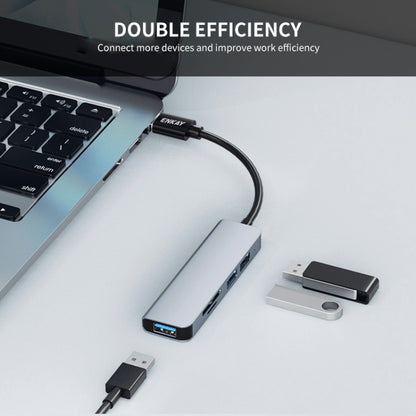 ENKAY Hat-Prince 5 in 1 Docking Station Adapter HUB SD/TF Card Reader, Interface:USB 3.0 - USB 3.0 HUB by ENKAY | Online Shopping South Africa | PMC Jewellery | Buy Now Pay Later Mobicred