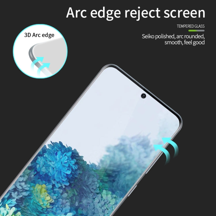 For Honor 80 Pro MOFI 9H 3D Hot Bending Full Screen Tempered Glass Film(Black) - free shipping - PMC TechLife - Order now!