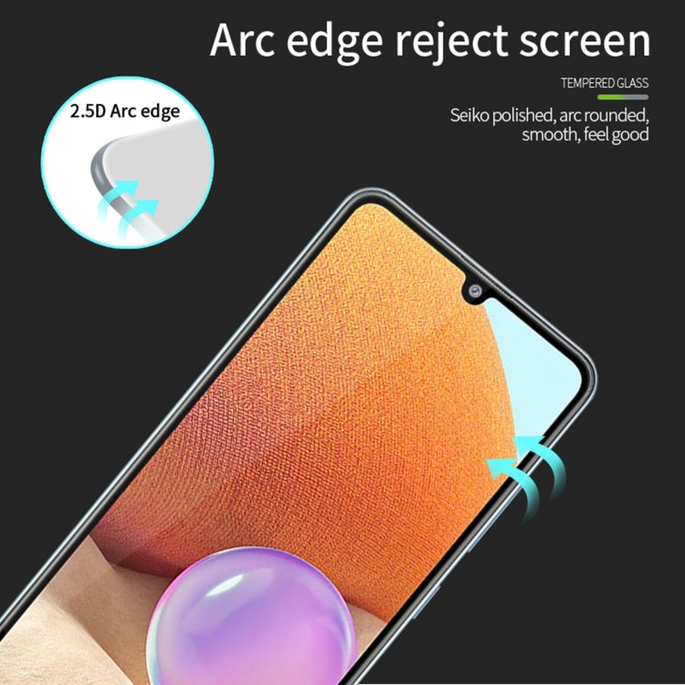 For Samsung Galaxy A14 5G MOFI 9H 2.5D Full Screen Tempered Glass Film(Black) - Galaxy Tempered Glass by MOFI | Online Shopping South Africa | PMC Jewellery