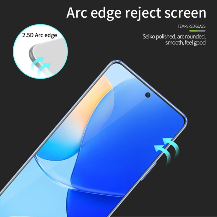 For Huawei nova 10 SE MOFI 9H 2.5D Full Screen Tempered Glass Film(Black) - Huawei Tempered Glass by MOFI | Online Shopping South Africa | PMC TechLife | Buy Now Pay Later Mobicred