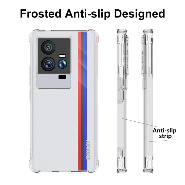 For vivo iQOO 11 5G ENKAY Hat-Prince Transparent TPU Shockproof Phone Case - vivo Cases by ENKAY | Online Shopping South Africa | PMC TechLife | Buy Now Pay Later Mobicred