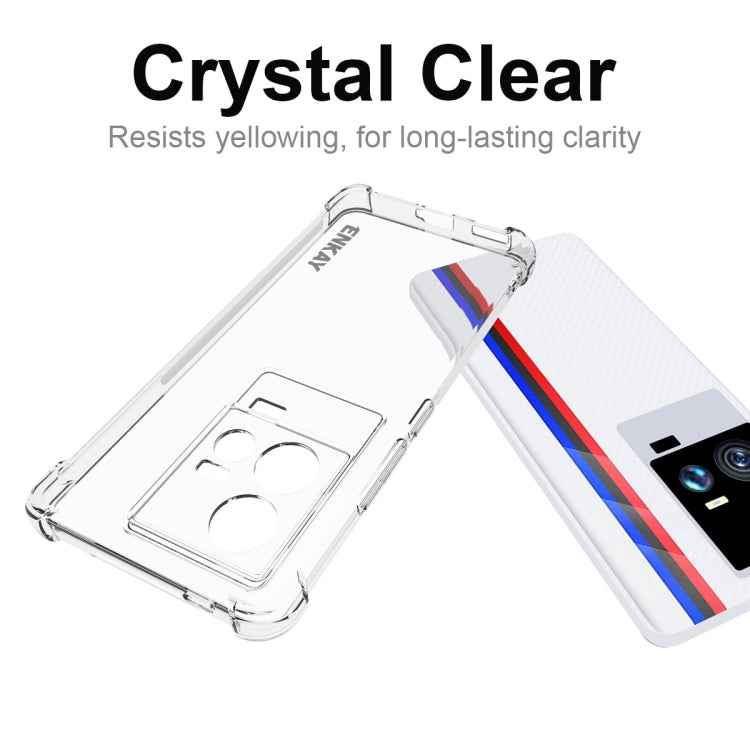 For vivo iQOO 11 5G ENKAY Hat-Prince Transparent TPU Shockproof Phone Case - vivo Cases by ENKAY | Online Shopping South Africa | PMC TechLife | Buy Now Pay Later Mobicred