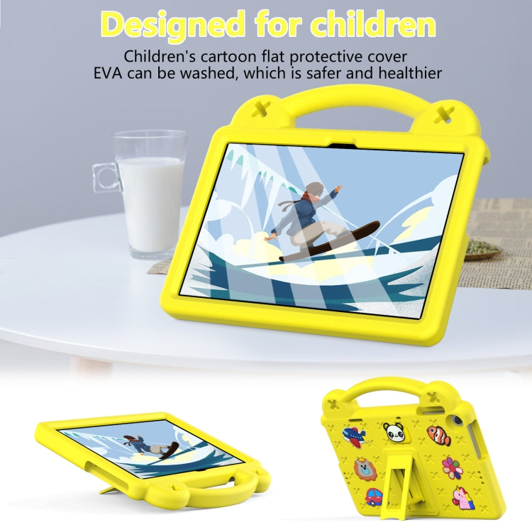For Huawei Enjoy Tablet 2 10.1 Handle Kickstand Children EVA Shockproof Tablet Case(Yellow) - Huawei by PMC TechLife | Online Shopping South Africa | PMC TechLife | Buy Now Pay Later Mobicred