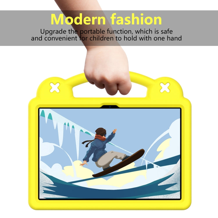 For Huawei Enjoy Tablet 2 10.1 Handle Kickstand Children EVA Shockproof Tablet Case(Yellow) - Huawei by PMC TechLife | Online Shopping South Africa | PMC TechLife | Buy Now Pay Later Mobicred