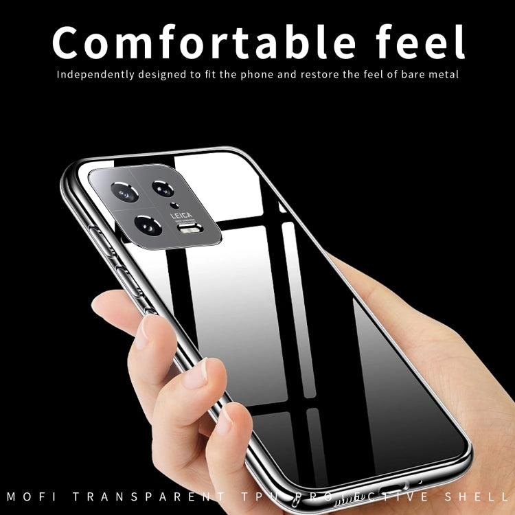 For Xiaomi 13 MOFI Ming Series Ultra-thin TPU Phone Case(Transparent) - 13 Cases by MOFI | Online Shopping South Africa | PMC TechLife