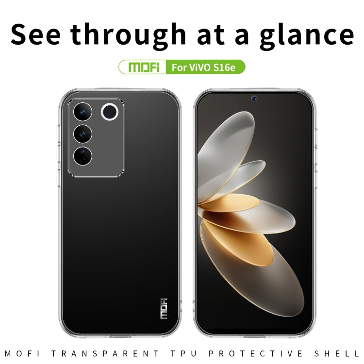 For vivo S16e MOFI Ming Series Ultra-thin TPU Phone Case(Transparent) - free shipping - PMC TechLife - Order now!