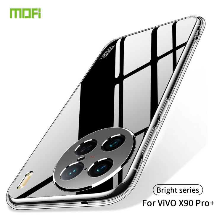 For vivo X90 Pro+ MOFI Ming Series Ultra-thin TPU Phone Case(Transparent) - vivo Cases by MOFI | Online Shopping South Africa | PMC Jewellery
