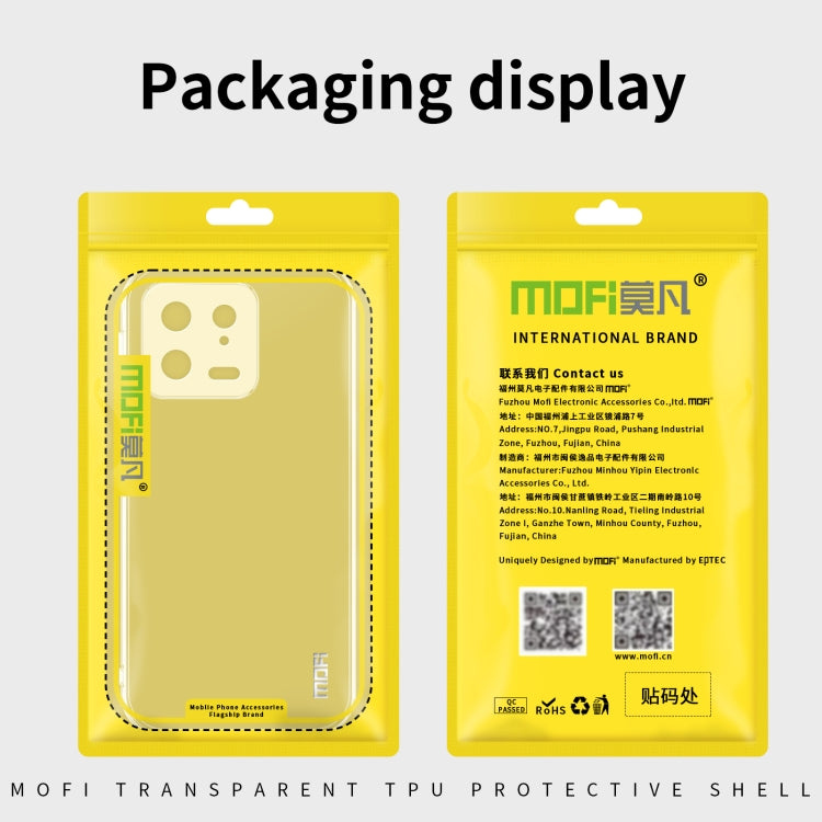 For Motorola Moto G72 MOFI Ming Series Ultra-thin TPU Phone Case(Transparent) - Motorola Cases by MOFI | Online Shopping South Africa | PMC Jewellery