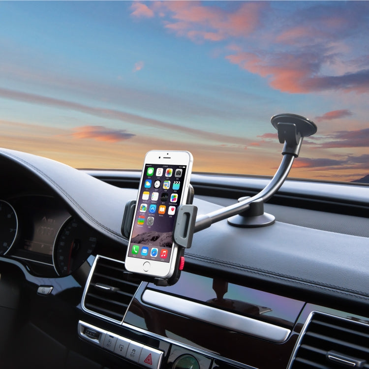 LP-3D Car Universal Gooseneck Smartphones Long Arm Mount Hand Phone Holder - Car Holders by PMC TechLife | Online Shopping South Africa | PMC TechLife | Buy Now Pay Later Mobicred