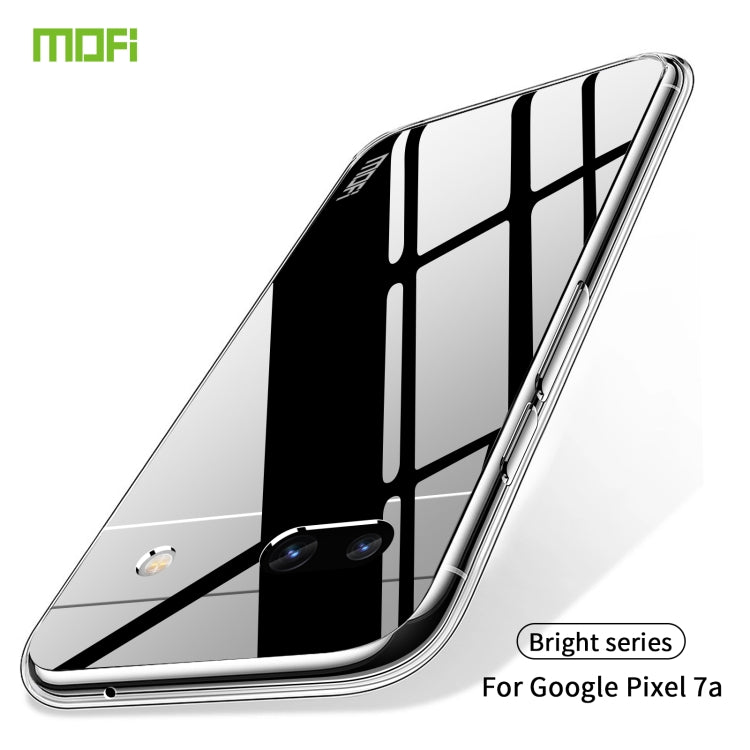 For Google Pixel 7A MOFI Ming Series Ultra-thin TPU Phone Case(Transparent) - Google Cases by MOFI | Online Shopping South Africa | PMC Jewellery