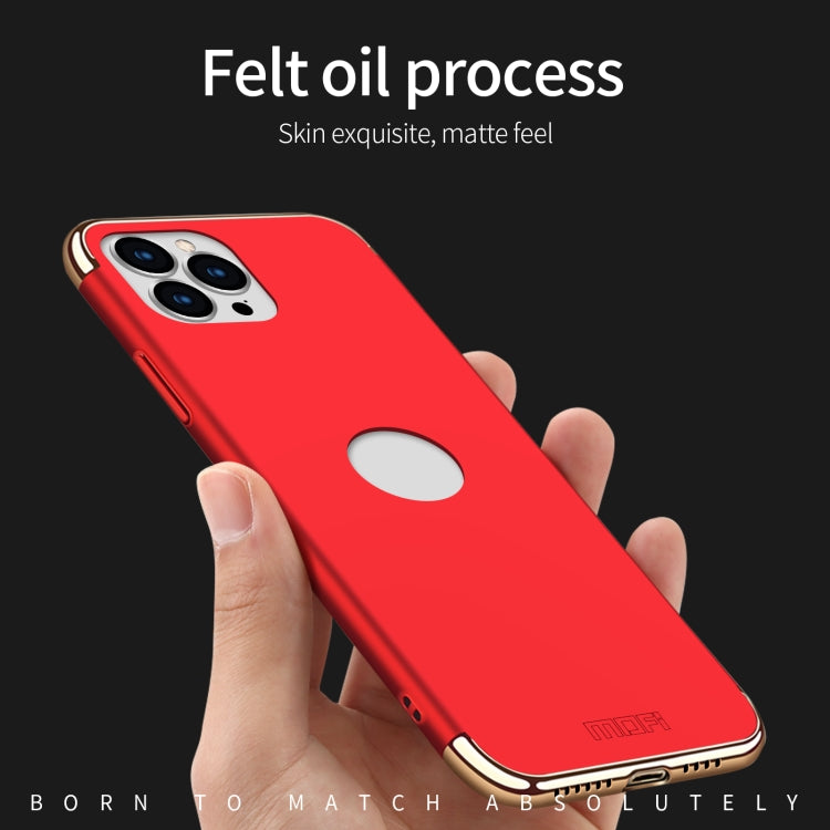 For iPhone 14 Pro MOFI Yatun Series 3 in 1 Stitching PC Phone Case(Black) - iPhone 14 Pro Cases by MOFI | Online Shopping South Africa | PMC TechLife