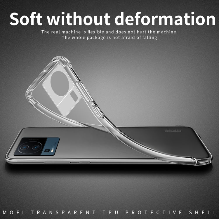 For vivo iQOO Neo7 MOFI Ming Series Ultra-thin TPU Phone Case(Transparent) - vivo Cases by MOFI | Online Shopping South Africa | PMC TechLife