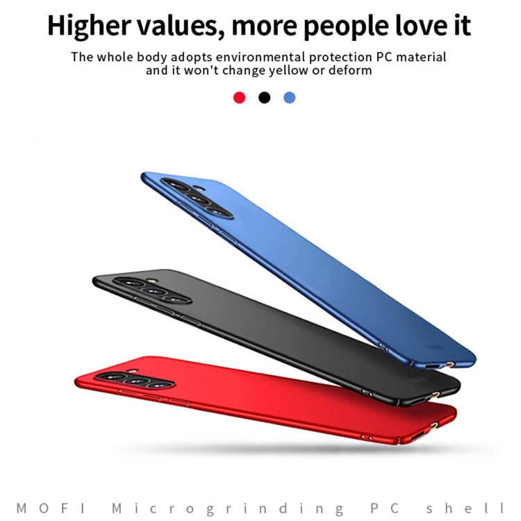 For Samsung Galaxy S24 5G MOFI Frosted PC Ultra-thin Hard Phone Case(Blue) - Galaxy S24 5G Cases by MOFI | Online Shopping South Africa | PMC TechLife