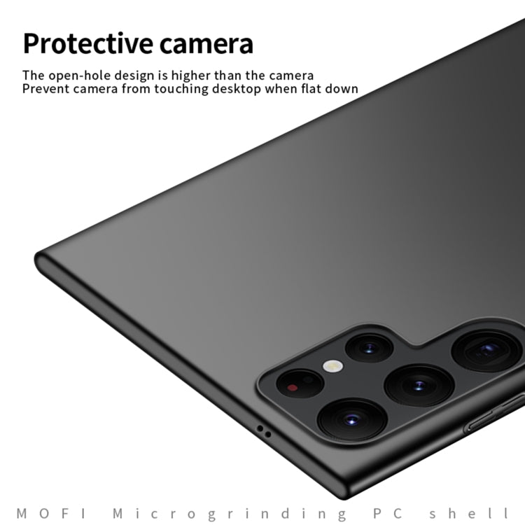 For Samsung Galaxy S24 Ultra 5G MOFI Frosted PC Ultra-thin Hard Phone Case(Black) - Galaxy S24 Ultra 5G Cases by MOFI | Online Shopping South Africa | PMC TechLife | Buy Now Pay Later Mobicred