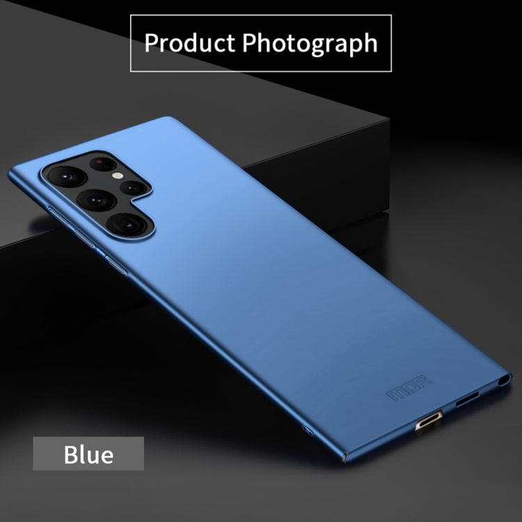 For Samsung Galaxy S24 Ultra 5G MOFI Frosted PC Ultra-thin Hard Phone Case(Blue) - Galaxy S24 Ultra 5G Cases by MOFI | Online Shopping South Africa | PMC TechLife | Buy Now Pay Later Mobicred
