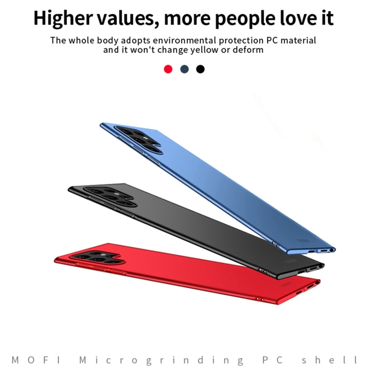 For Samsung Galaxy S24 Ultra 5G MOFI Frosted PC Ultra-thin Hard Phone Case(Red) - Galaxy S24 Ultra 5G Cases by MOFI | Online Shopping South Africa | PMC TechLife